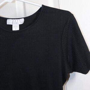 Women's/Juniors The Limited black, medium short sleeved sweater.